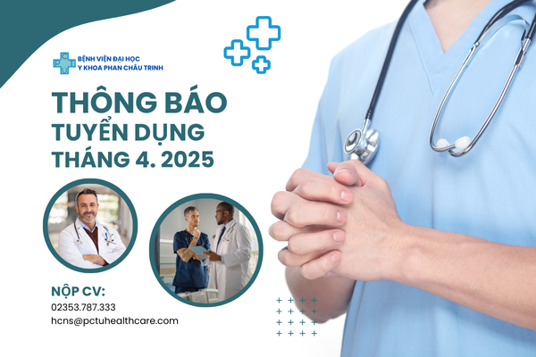 Thông báo tuyển dụng tháng 4. 2025