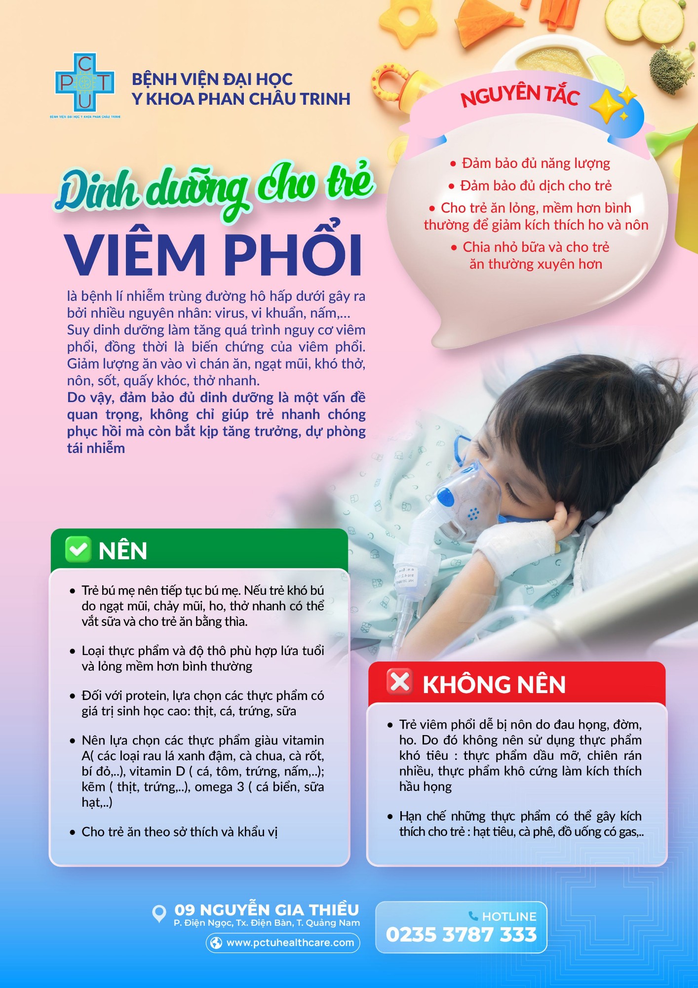 dinh duong cho tre viem phoi