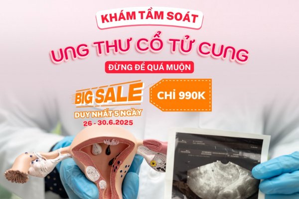 Khám tầm soát Ung thư cổ tử cung ngay hôm nay - Đừng để quá muộn!
