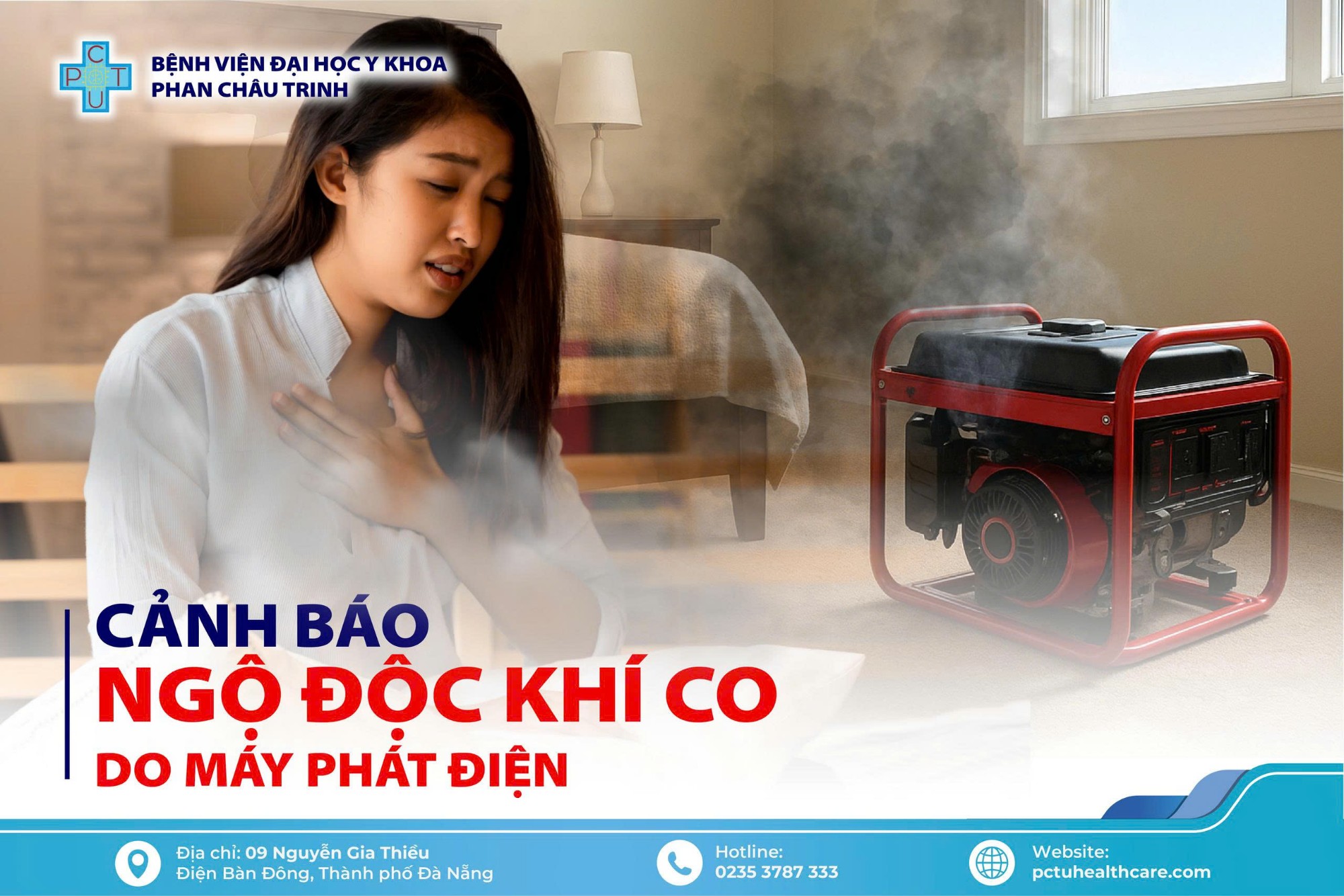 Cảnh báo: Ngộ độc khí CO do máy phát điện mini – Hiểm họa chết người âm thầm trong gia đình