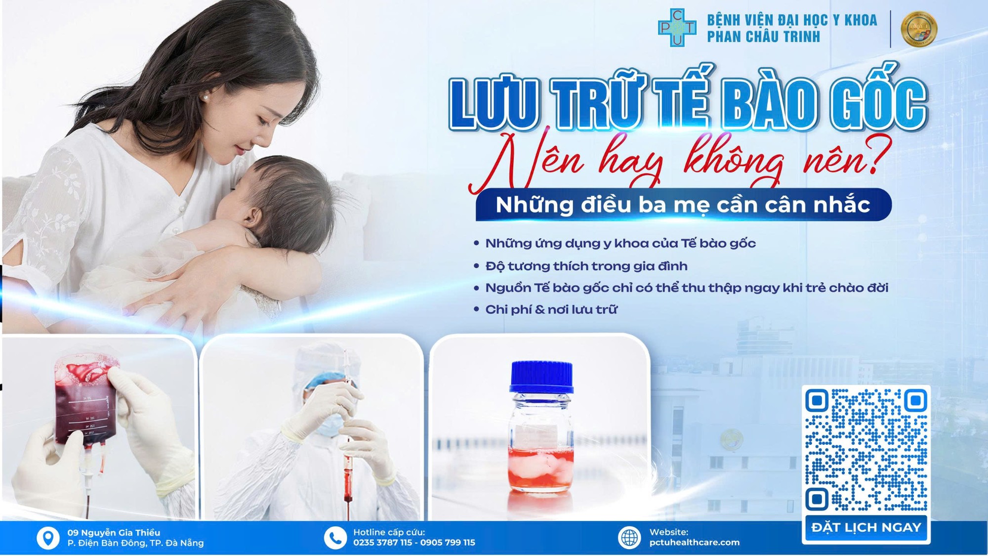 Lưu trữ tế bào gốc dây rốn: Nên hay không nên? Những điều cha mẹ cần cân nhắc