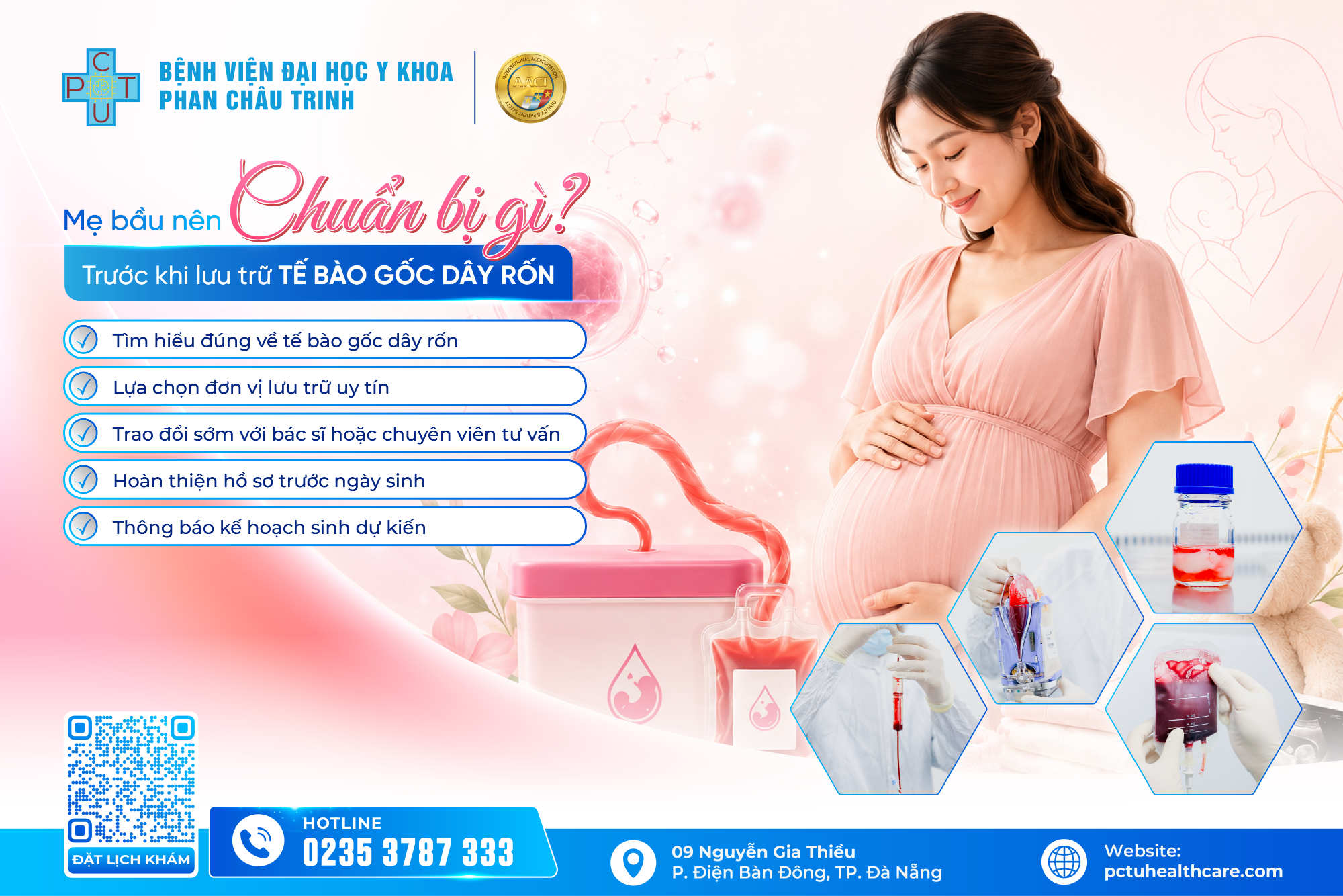 Mẹ bầu nên chuẩn bị gì trước khi lưu giữ tế bào gốc dây rốn?